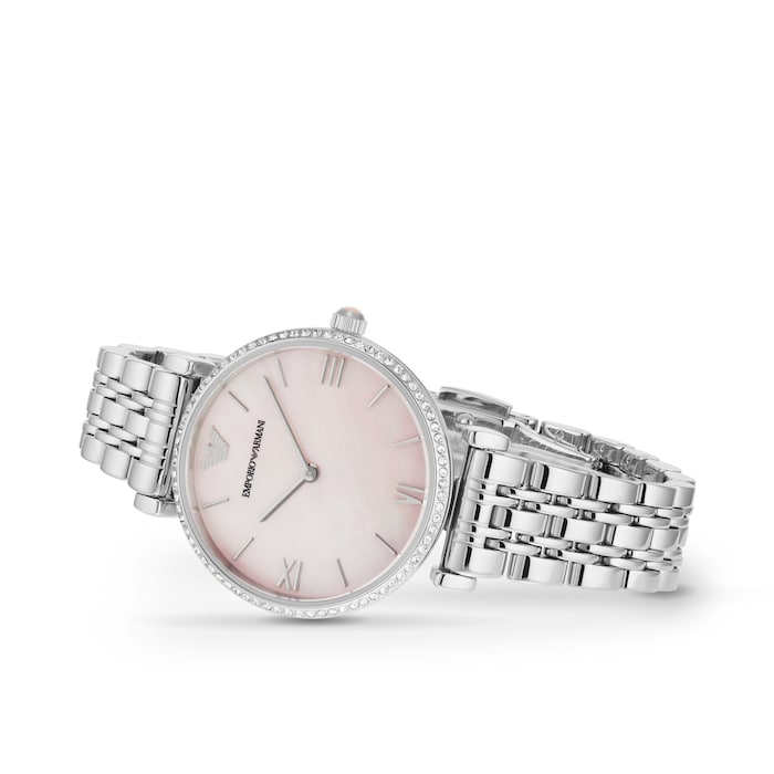 Emporio Armani Gianni T-Bar Crystal Ladies Watch