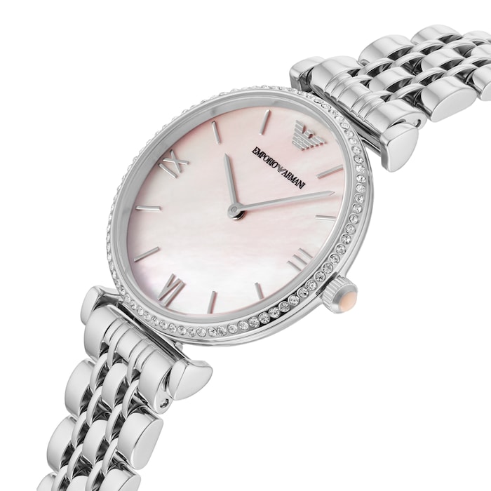 Emporio Armani Gianni T-Bar Crystal Ladies Watch