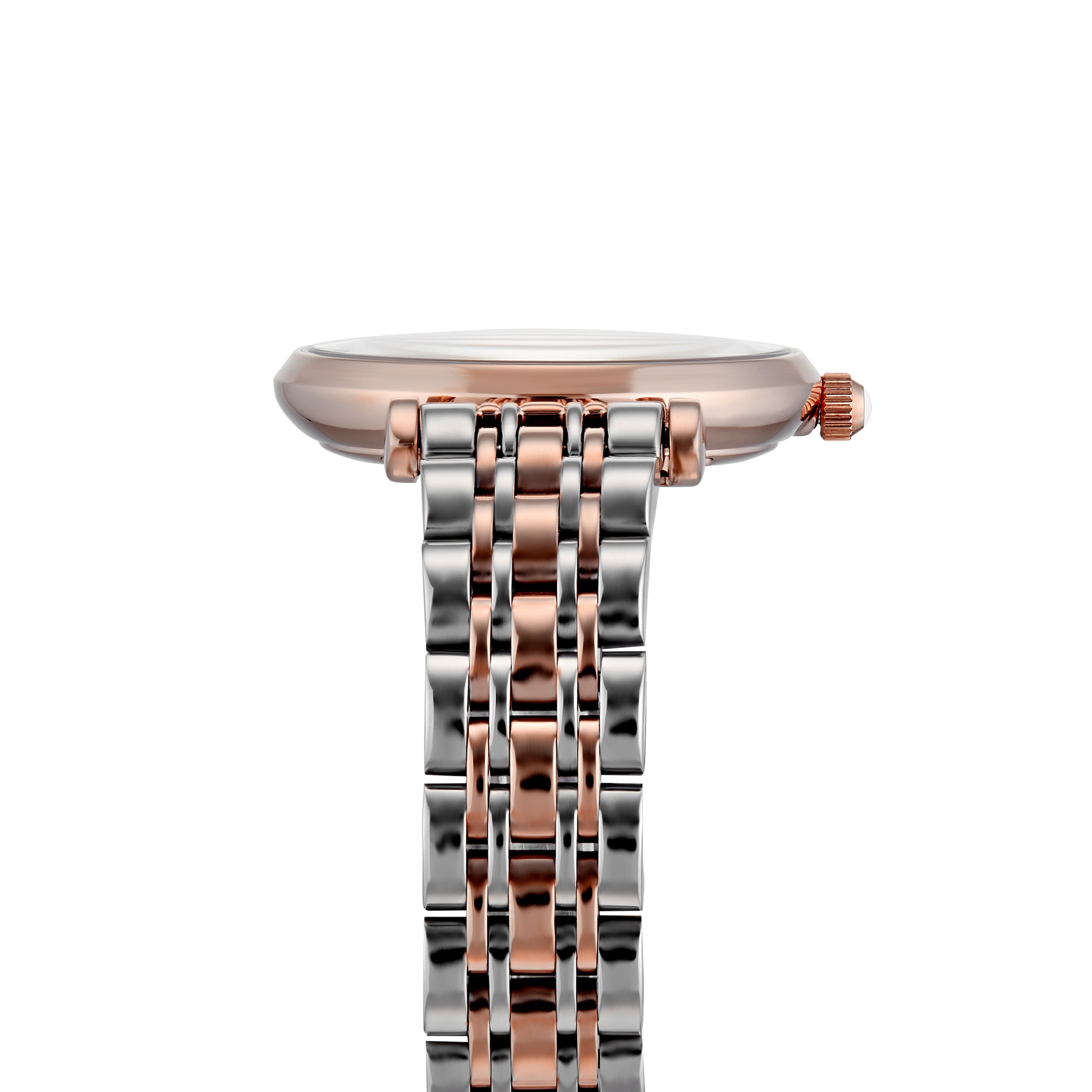 Emporio Armani Rose Gold Tone Two Tone Ladies Watch Emporio Armani Rose Gold Tone Two Tone Ladies Watch