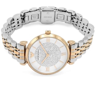 Emporio Armani T-Bar Two Tone Ladies Watch