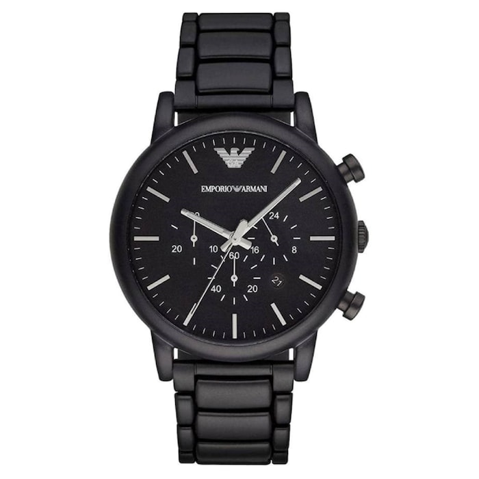 Emporio Armani Chronograph 46mm Mens Watch Black