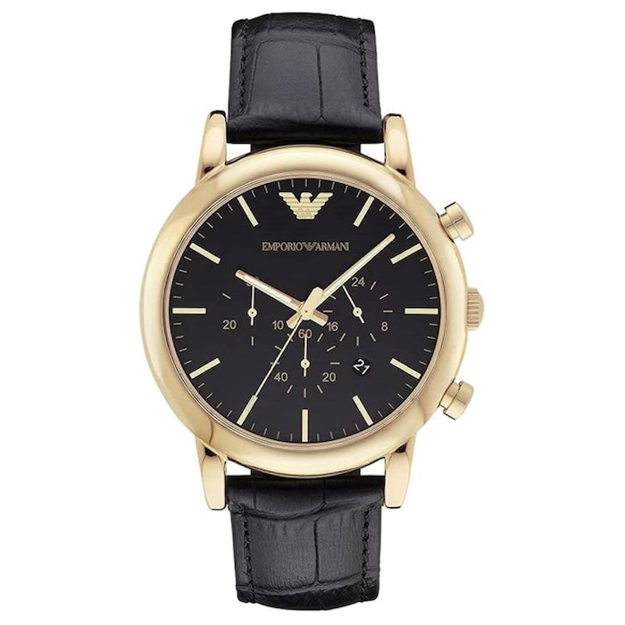 Emporio Armani Chronograph 45mm Mens Watch Black