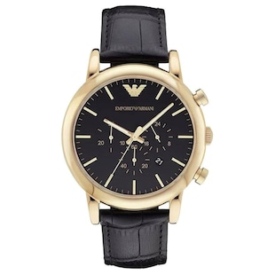 Emporio Armani Chronograph 45mm Mens Watch Black