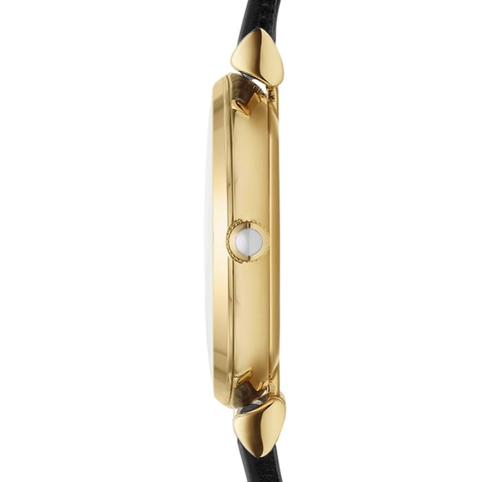 Emporio Armani Gianni T-Bar Black Strap 32mm Ladies Watch