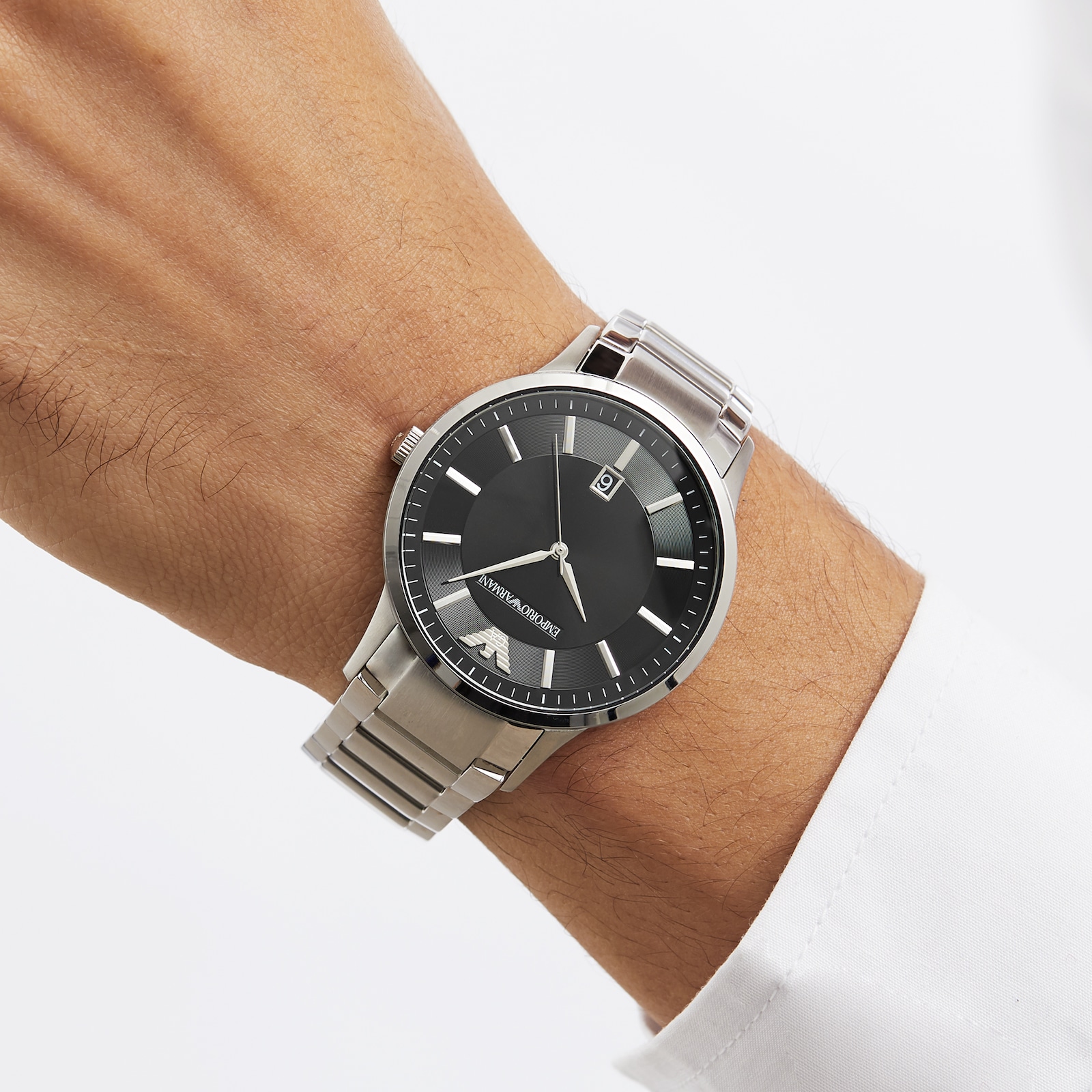 Emporio Armani Black Gents Watch AR11181 | Goldsmiths