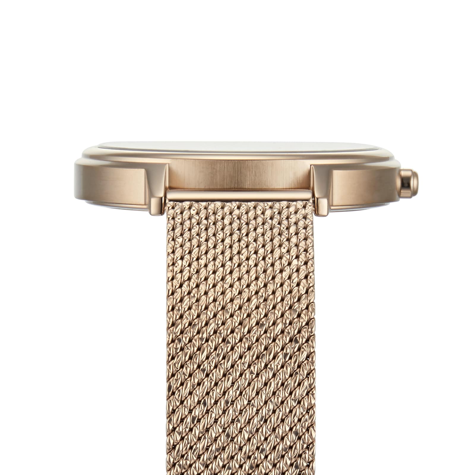 Armani rose clearance gold mesh watch