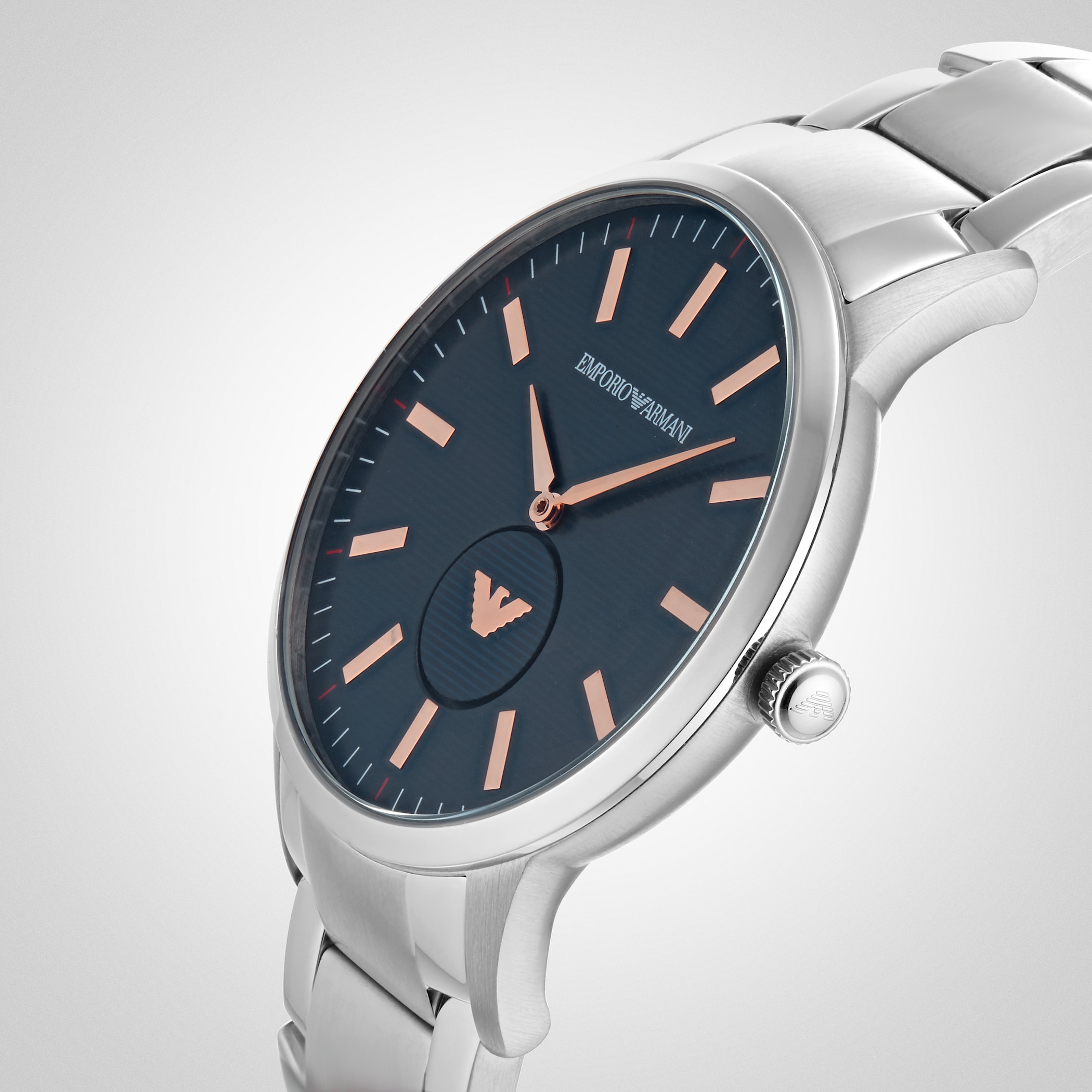 Emporio Armani Blue Dial Gents Watch Emporio Armani Blue Dial Gents Watch