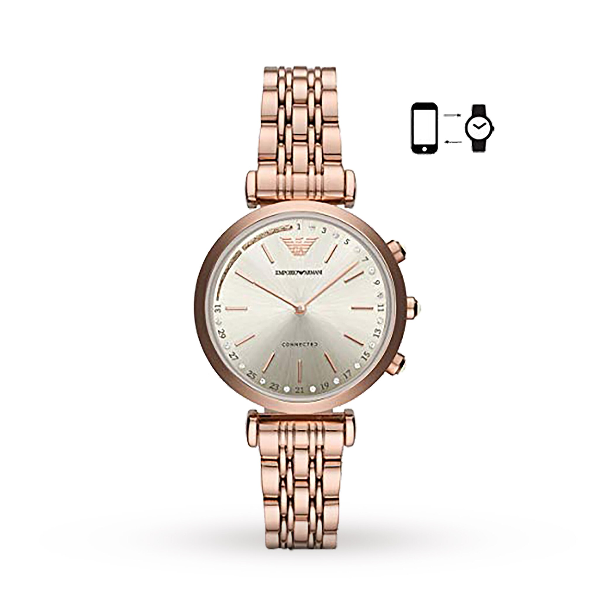Emporio Armani Grey Dial Ladies Watch Emporio Armani Grey Dial Ladies Watch