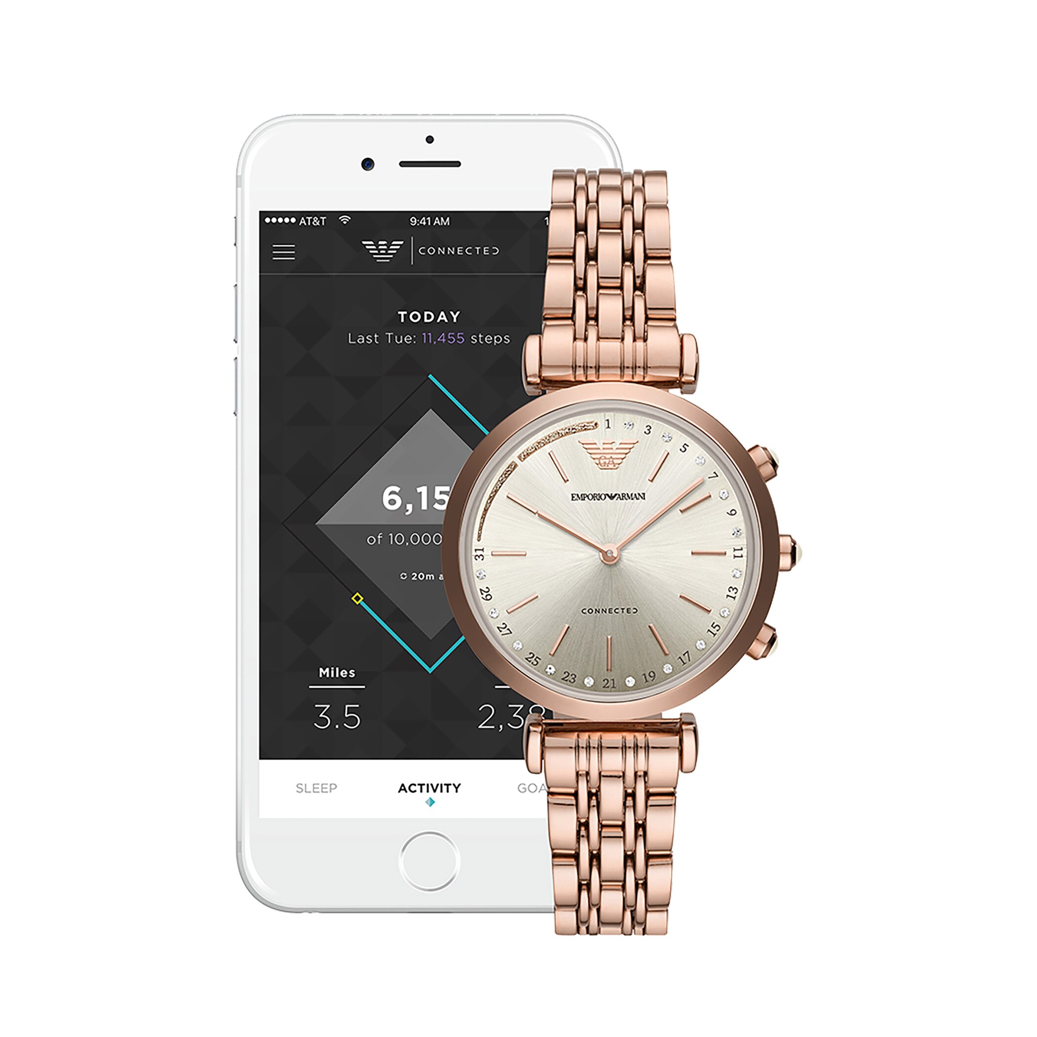 Emporio Armani Grey Dial Ladies Watch Emporio Armani Grey Dial Ladies Watch