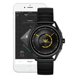Emporio Armani Connected Black and Yellow Gents Watch