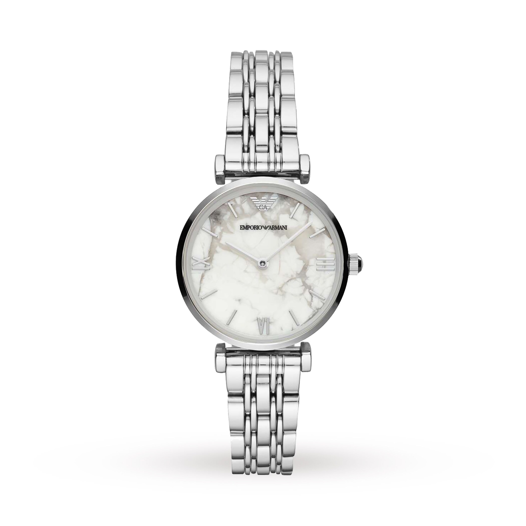 Emporio Armani Stainless Steel Marble Tone Ladies Watch Emporio Armani Stainless Steel Marble Tone Ladies Watch