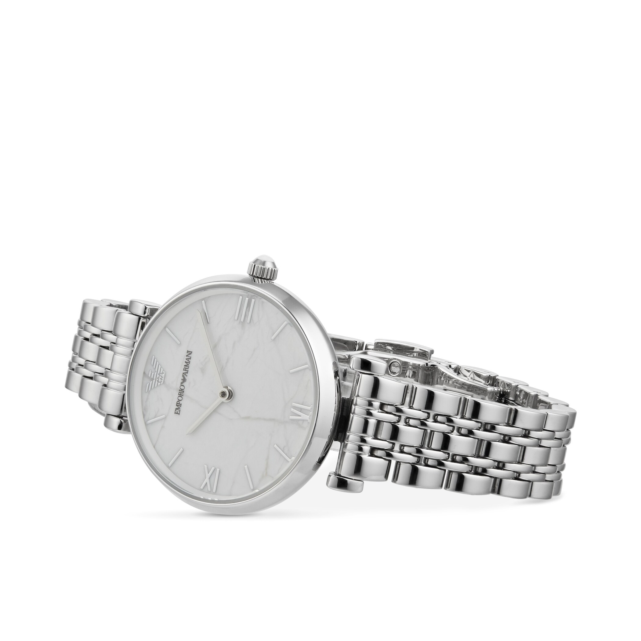 Emporio Armani Stainless Steel Marble Tone Ladies Watch Emporio Armani Stainless Steel Marble Tone Ladies Watch