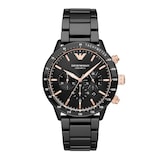 Emporio Armani Mario Mens Watch 43mm Black