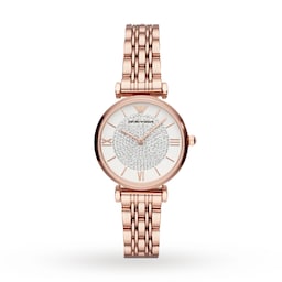 17871394 - T-Bar Rose Gold Tone Ladies Watch