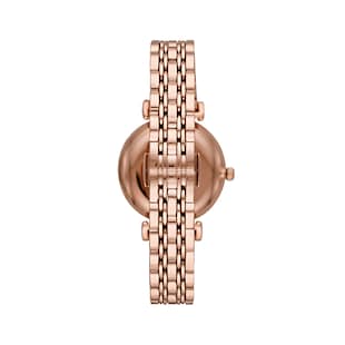 Emporio Armani T-Bar Rose Gold Tone Ladies Watch