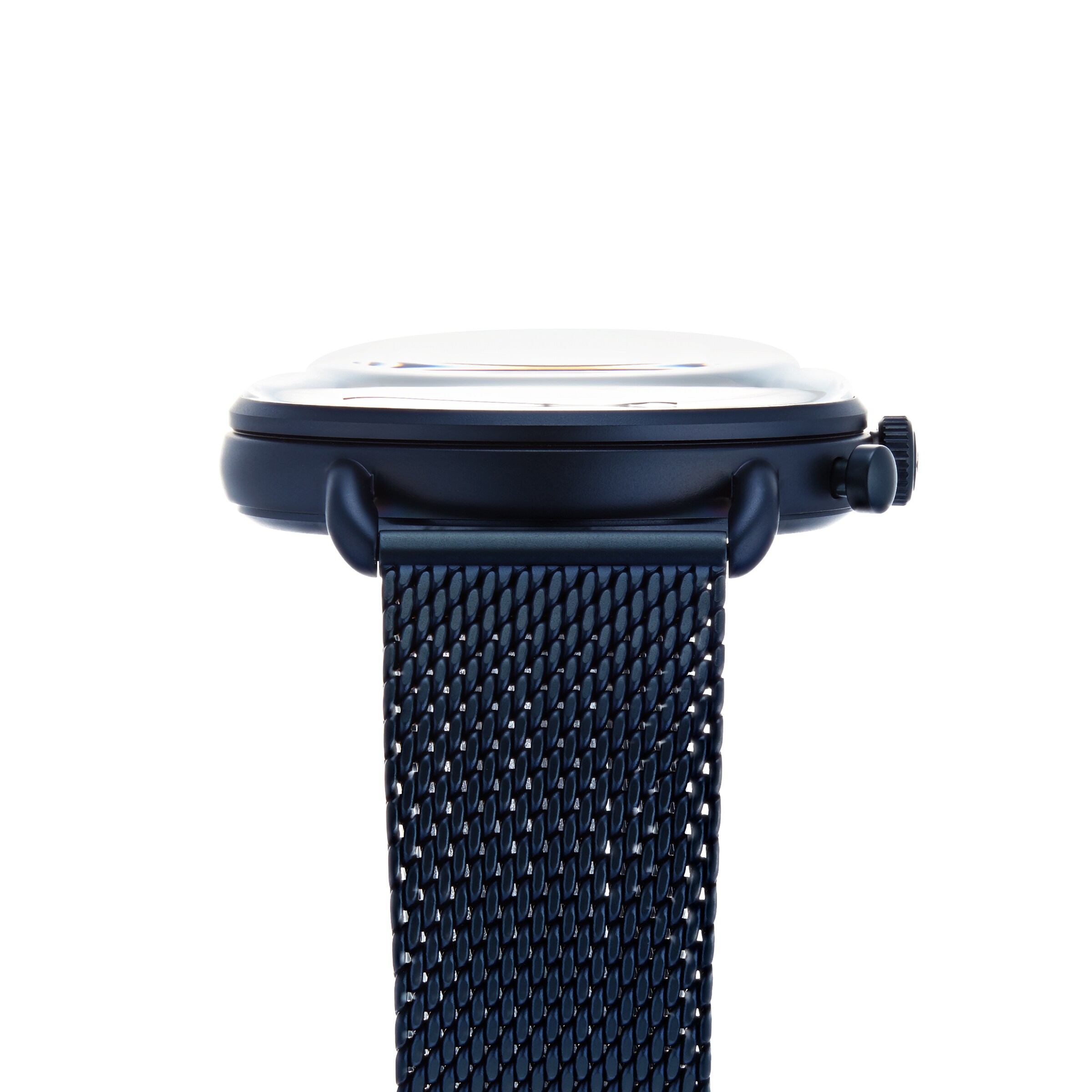 Emporio Armani 43mm Mens Blue Mesh Watch AR11289 | Goldsmiths