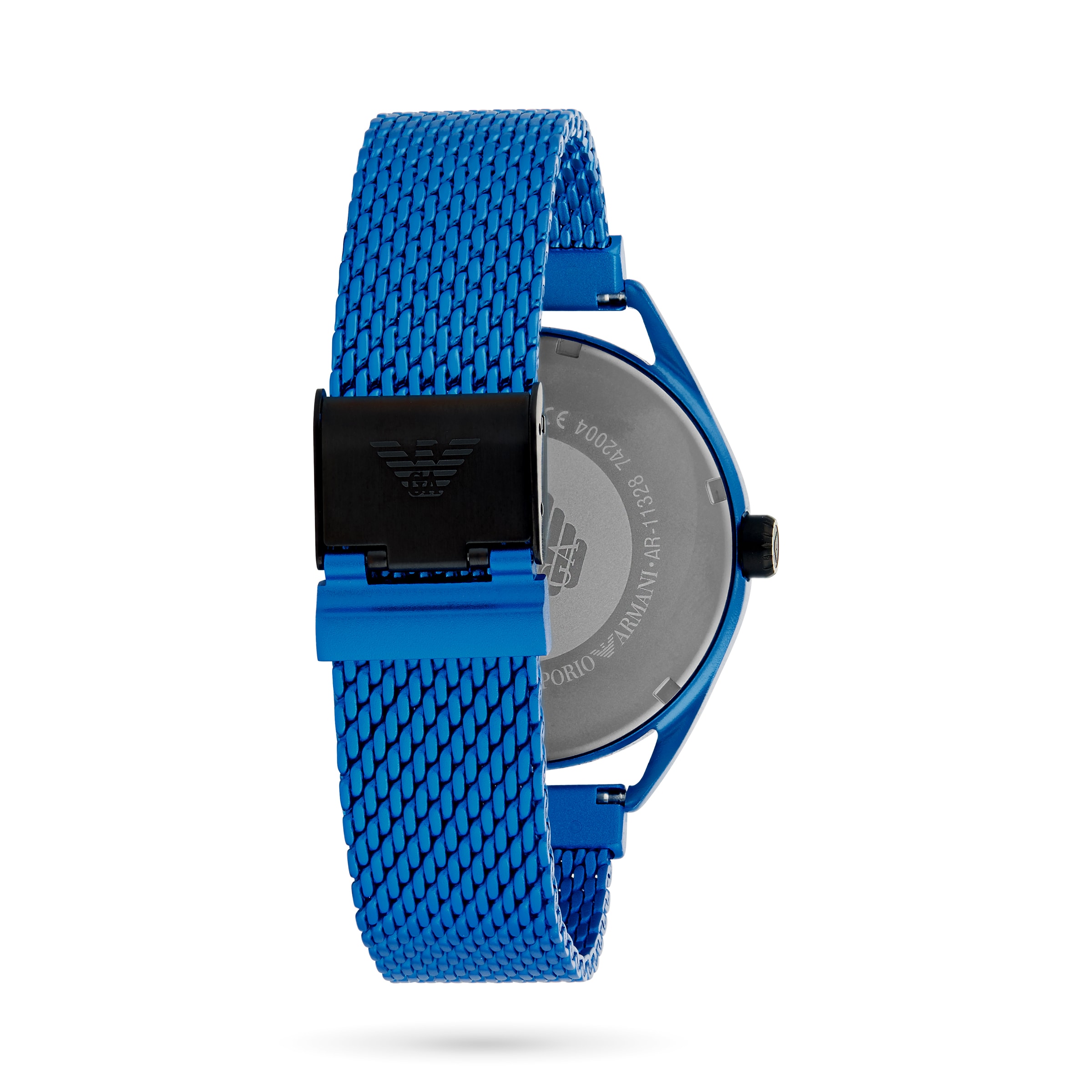 Mens Blue Mesh Watch