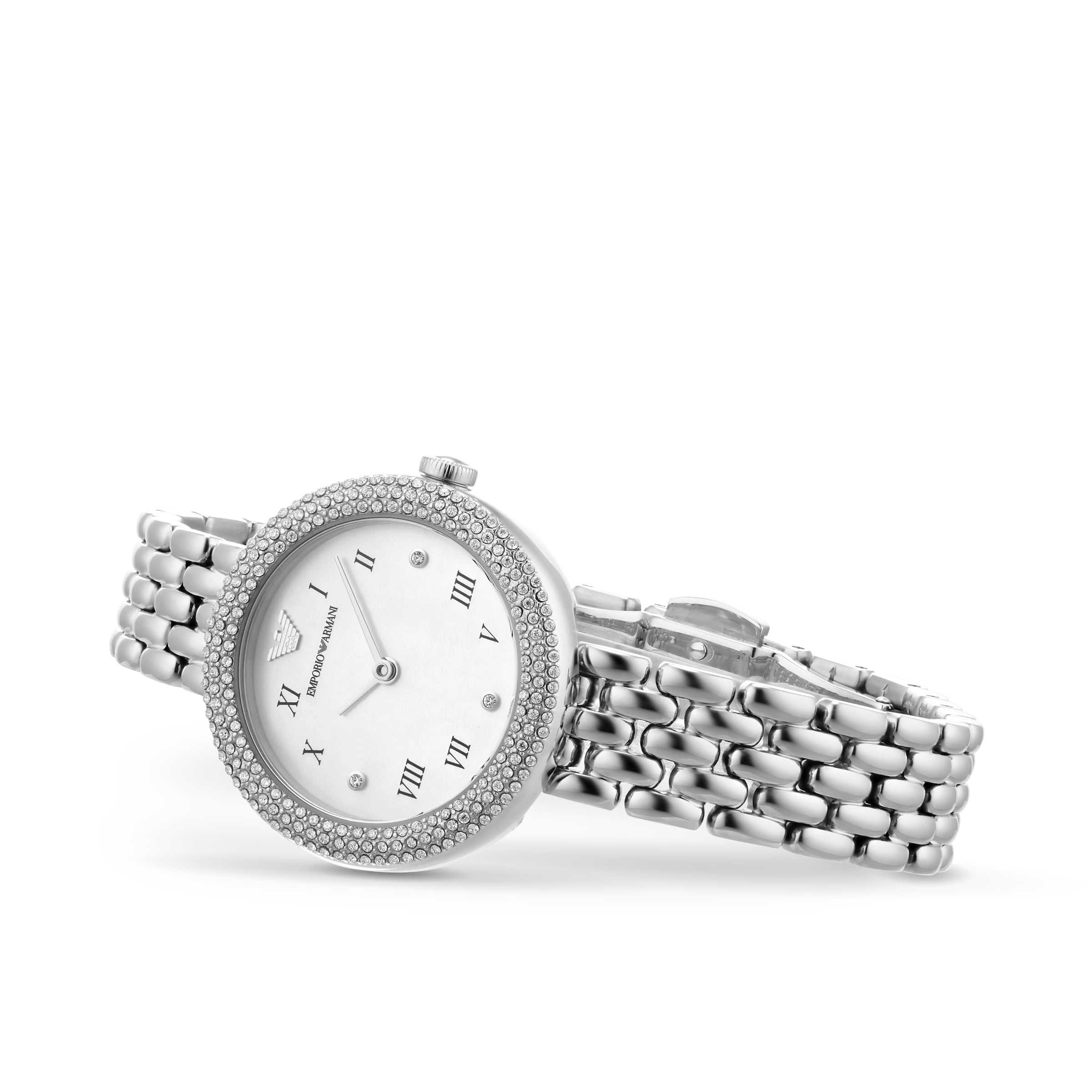 Armani diamond watch hot sale