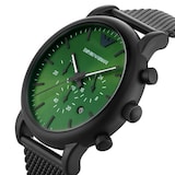 Emporio Armani Luigi Mens Watch 46mm Green