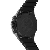 Emporio Armani Chronograph Black Silicone Mens Watch 43mm