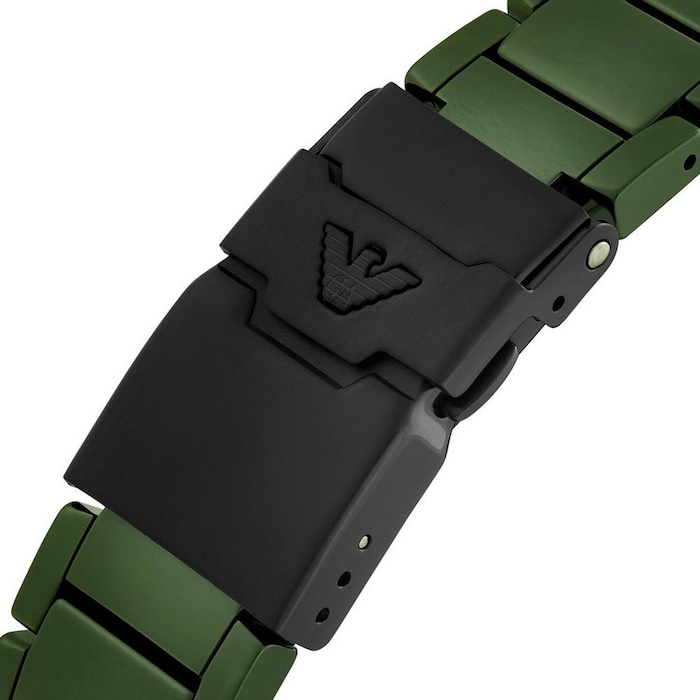 Emporio Armani Diver Mens Watch 43mm Green