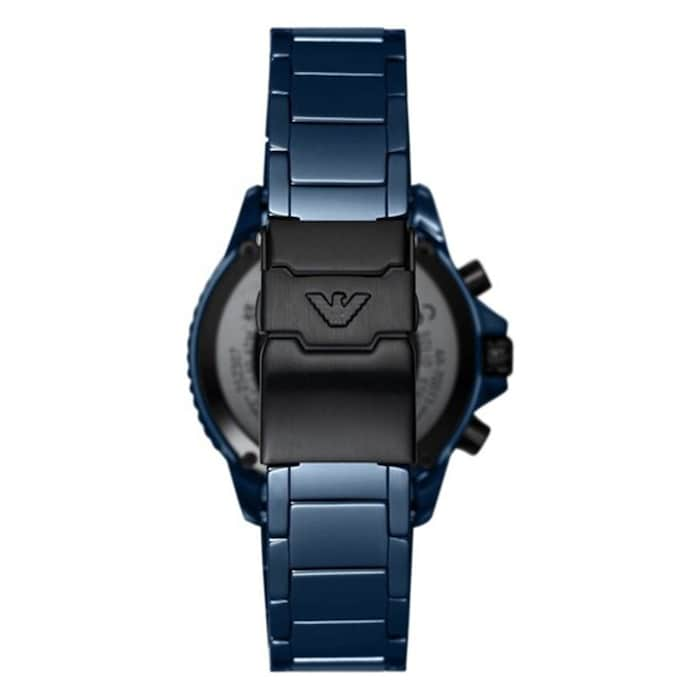 Emporio Armani Diver Mens Watch 43mm Blue