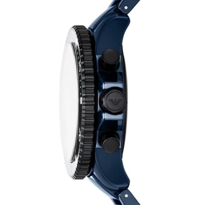 Emporio Armani Diver Mens Watch 43mm Blue