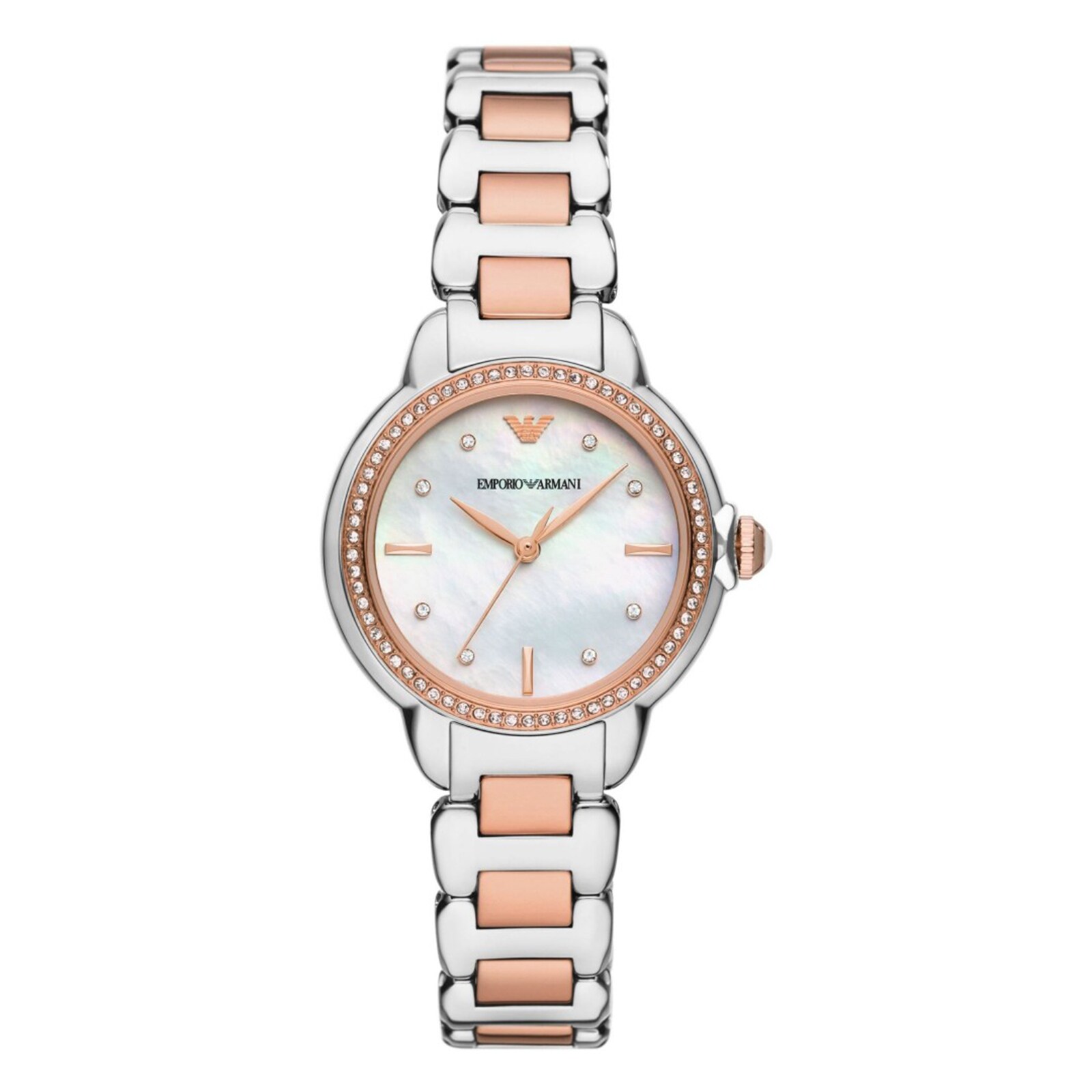 Emporio Armani Ladies Watch 32mm White Mother Of Pearl AR11569 | Goldsmiths