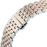 Emporio Armani Three Hand Two Tone Mens Watch