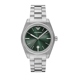 17871563 - Federico Stainless Steel Green Dial Mens Watch