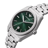 Emporio Armani Stainless Steel Green Dial Mens Watch