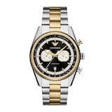 Emporio Armani Chronograph Black Dial Mens Watch