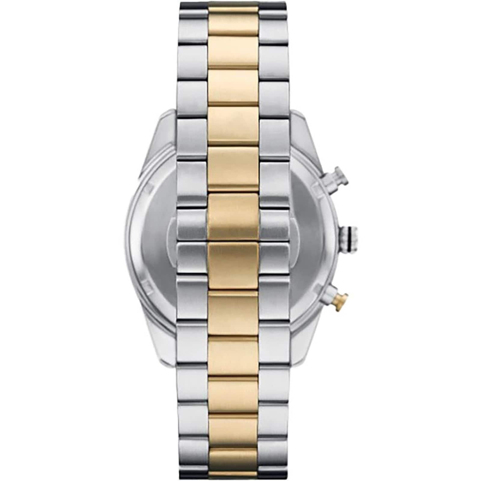 Emporio Armani Racer Chronograph Black Dial Mens Watch