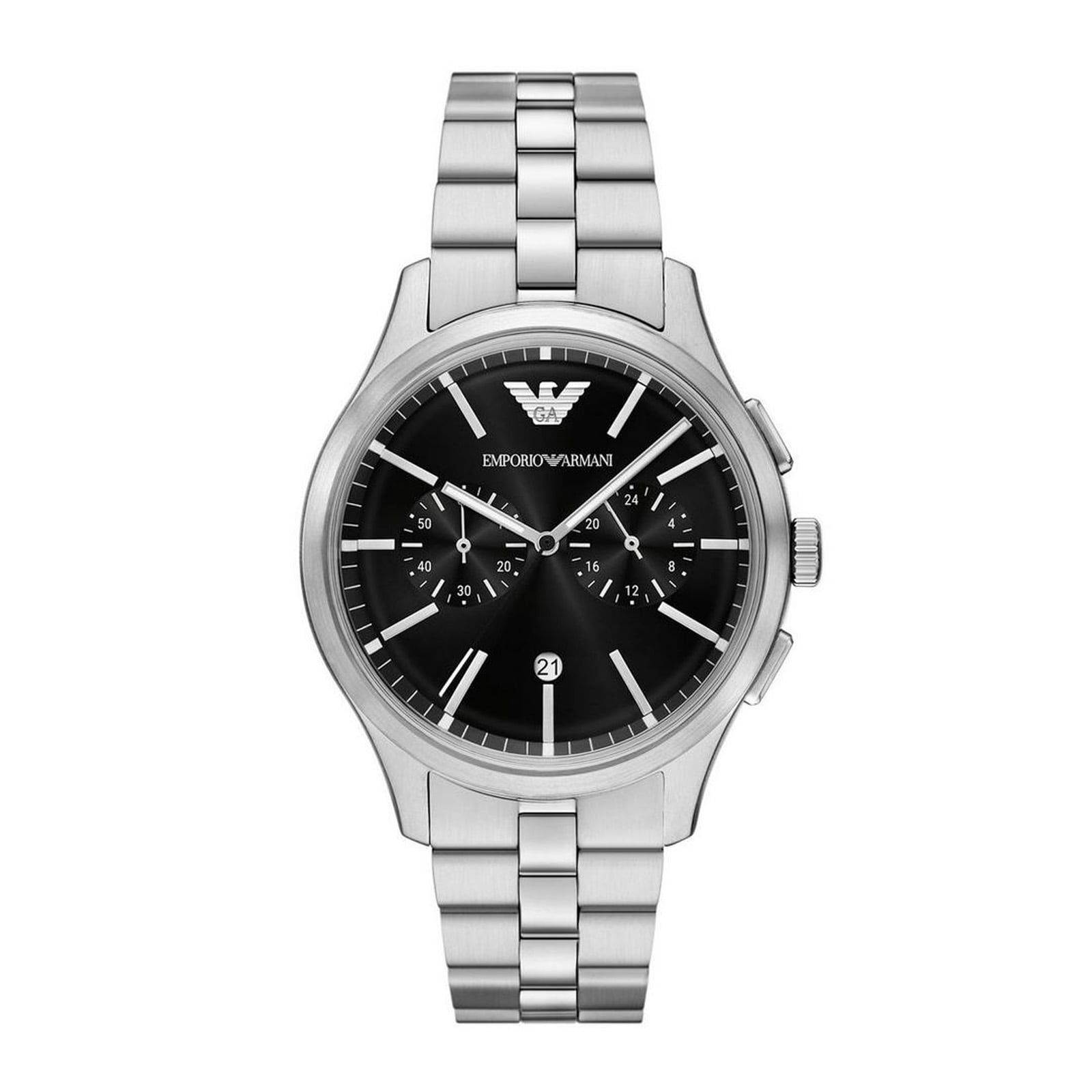 Emporio Armani Dario Chronograph Black Dial Mens Watch