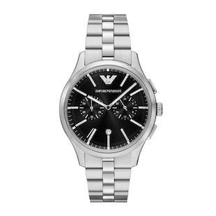 Emporio Armani Dario Chronograph Black Dial Mens Watch