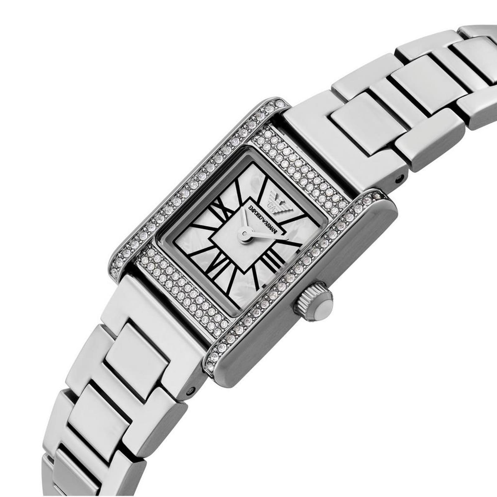 Emporio Armani Mini Genni Stainless Steel Ladies Watch