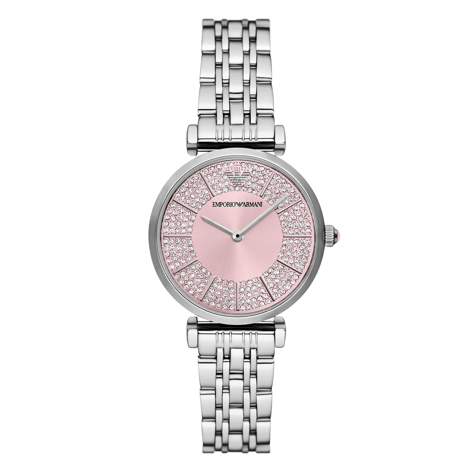 Emporio Armani Gianni T-Bar 32mm Ladies Watch Pink