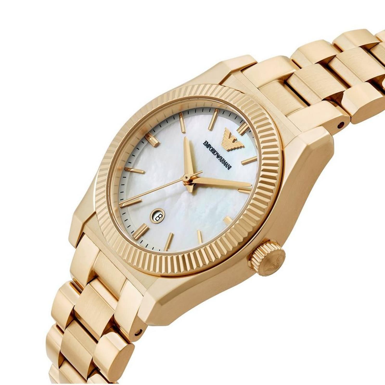 Emporio Armani Federica 32mm Ladies Watch Mother Of Pearl