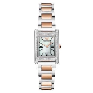 Emporio Armani Genni 22mm x 32mm Ladies Watch Mother Of Pearl