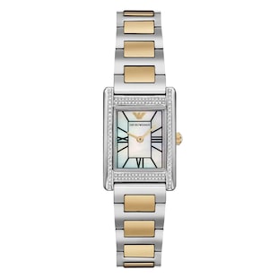 Emporio Armani Genni 22mm x 32mm Ladies Watch Mother Of Pearl