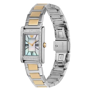 Emporio Armani Genni 22mm x 32mm Ladies Watch Mother Of Pearl