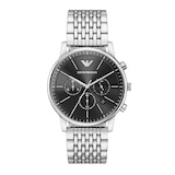 Emporio Armani Chronograph 42mm Mens Watch Black