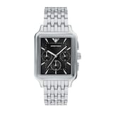 Emporio Armani Chronograph Quartz 38mm Mens Watch Black