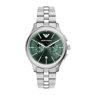 Emporio Armani Chronograph Quartz 42mm Mens Watch Green Emporio Armani Chronograph Quartz 42mm Mens Watch Green