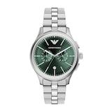 Emporio Armani Chronograph Quartz 42mm Mens Watch Green