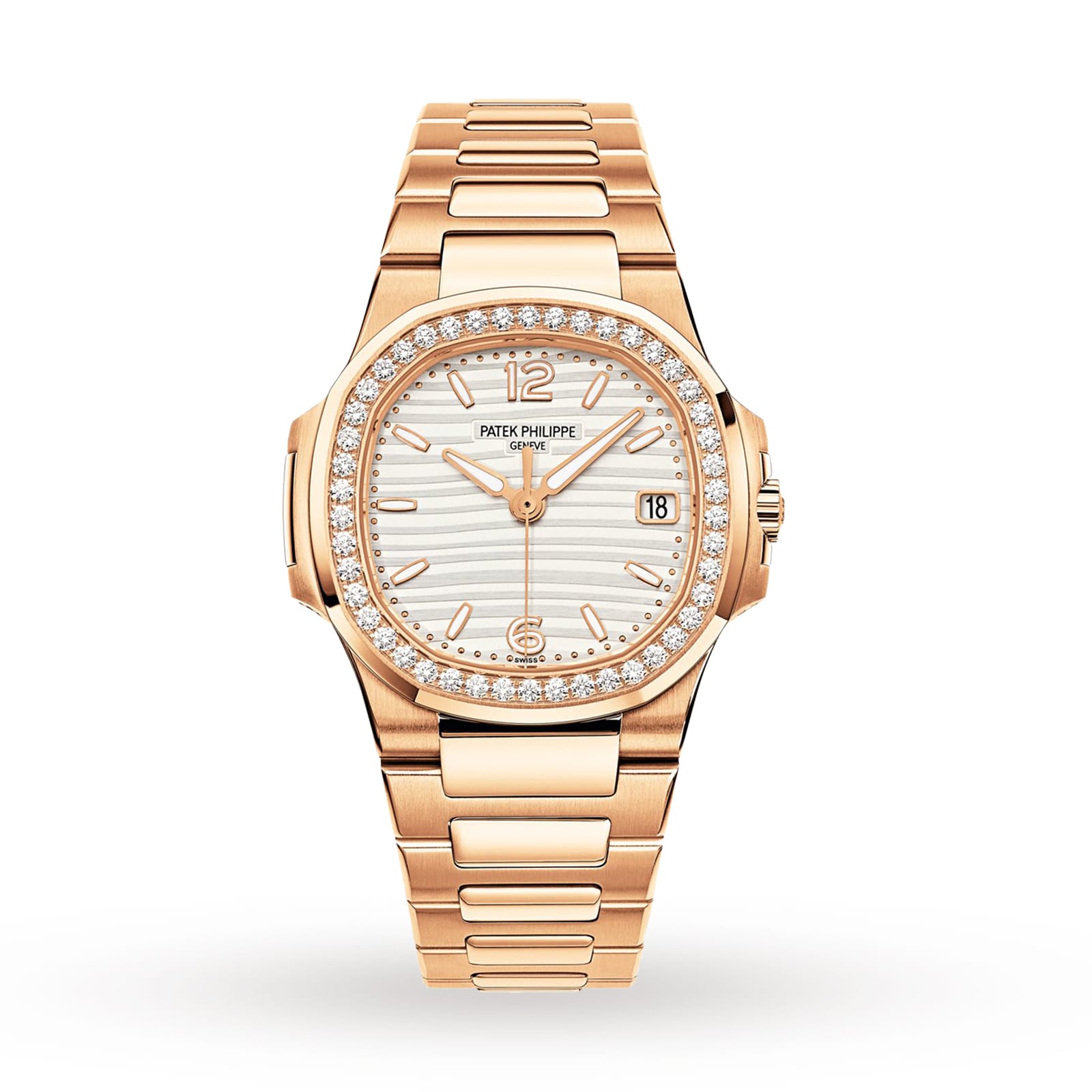 Women s Patek Philippe Watches Patek Philippe Ladies with Diamonds Watches Of Switzerland UK