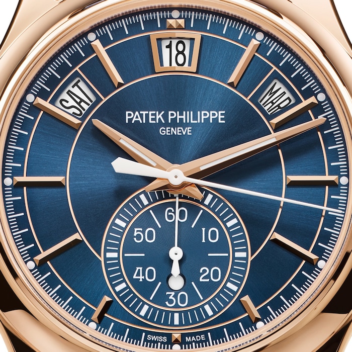 Patek Philippe Complications Blue Dial Annual Calendar Platinum Men's Watch 5905P-001 | WatchGuyNYC