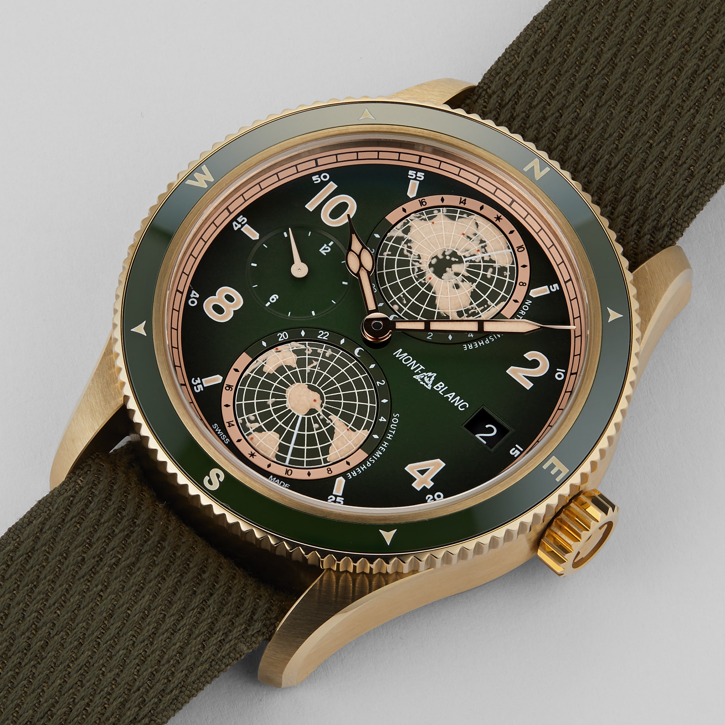 Montblanc geosphere discount bronze green