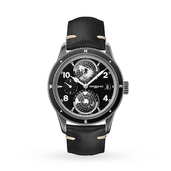 MontBlanc 1858 Geosphere UltraBlack Limited Edition Mens Watch