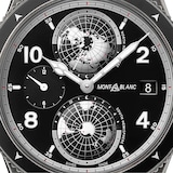 MontBlanc 1858 Geosphere UltraBlack Limited Edition Mens Watch